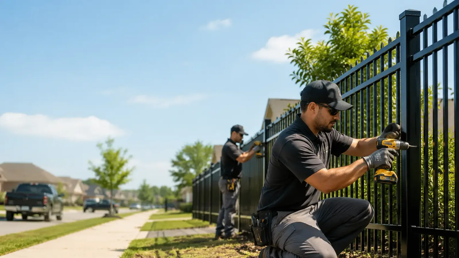 Metal Fence Installation in Gaastra, MI